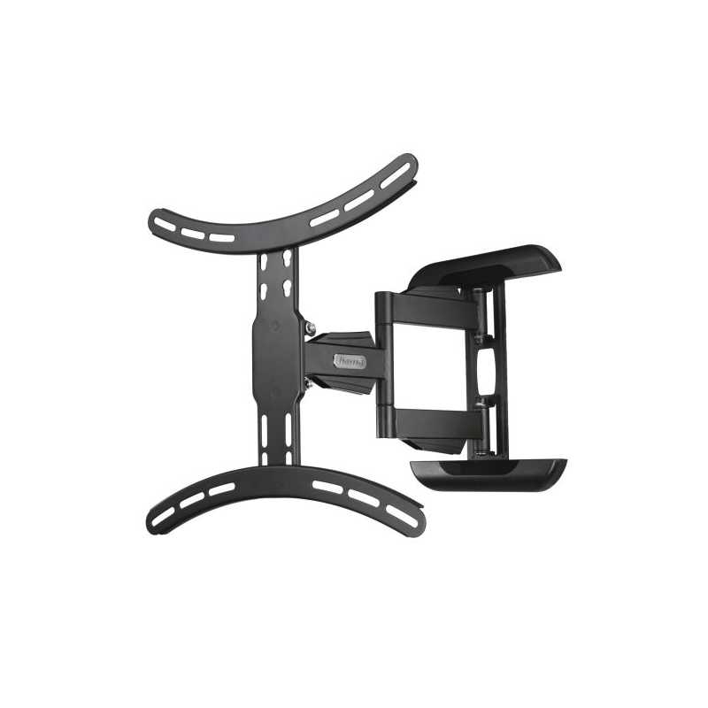 Hama FULLMOTION TV Wall Bracket, Up to 65" TVs, 35kg Max, 3 Joints, Extendable, Tilt +2/-12°, 180° Swivel, VESA up to 400 x 4