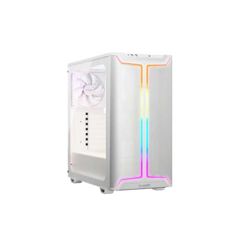 Be Quiet! Pure Base 501 DX ARGB Gaming Case w/ Glass Side, ATX, Compact Design, 3 Pure Wings 3 Fans, High Airflow Front & Top, U