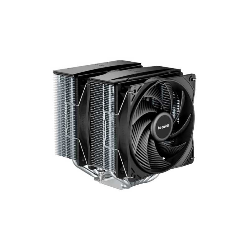 Be Quiet! BK041 Pure Rock Pro 3 Silver Heatsink & Fan, Intel & AMD Sockets, 2x Pure Wings 3 Fans, 6 High-Performance Heatpipes, 