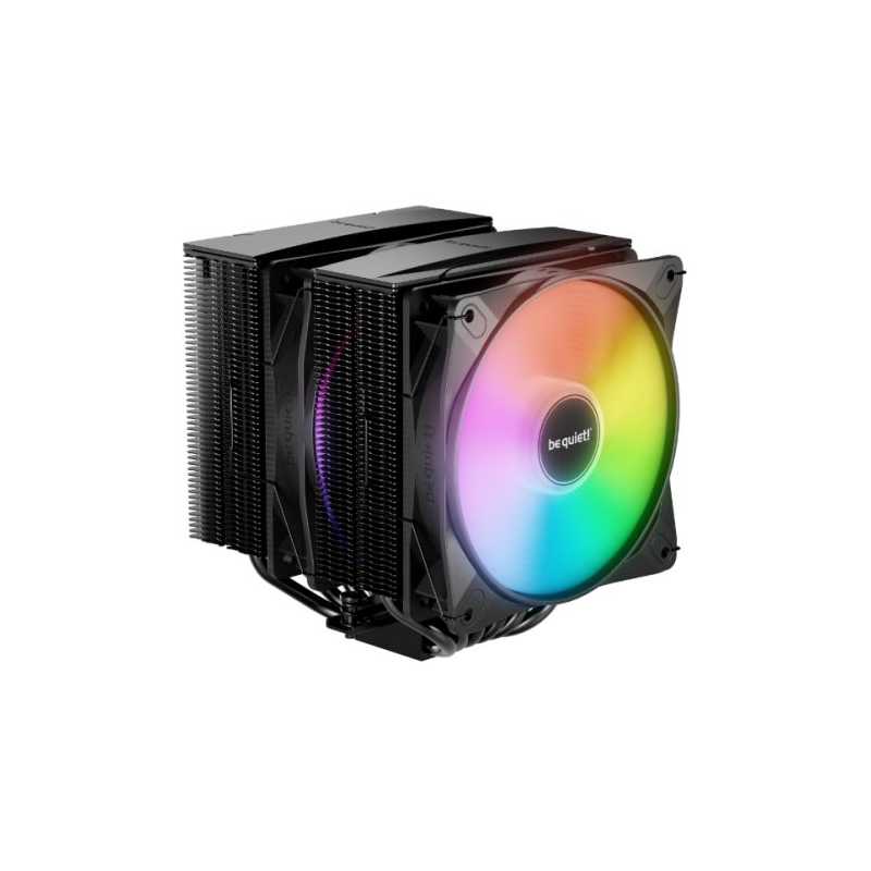Be Quiet! BK043 Pure Rock Pro 3 LX Black ARGB Heatsink & Fan, Intel & AMD Sockets, 2x Light Wings LX ARGB Fans, 6 High-Performan