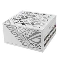 Asus ROG Strix 1000W Platinum White Edition PSU, Fully Modular, 80+ Platinum, ATX 3.1, PCIe 5.0, GaN MOSFET, Intelligent Voltage