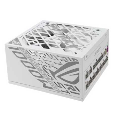 Asus ROG Strix 1000W Platinum White Edition PSU, Fully Modular, 80+ Platinum, ATX 3.1, PCIe 5.0, GaN MOSFET, Intelligent Voltage