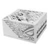 Asus ROG Strix 1000W Platinum White Edition PSU, Fully Modular, 80+ Platinum, ATX 3.1, PCIe 5.0, GaN MOSFET, Intelligent Voltage
