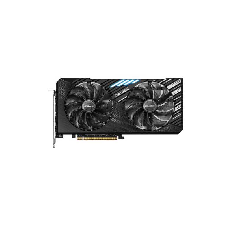 Asrock Intel Arc A770 Challenger SE 16GB OC, 16GB DDR6, HDMI, 3 DP, 2150MHz Clock, LED Lighting, Overclocked