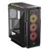 Corsair iCUE LINK 5000T LX RGB Gaming Case w/ Glass Side, E-ATX, 3x RGB Fans & iCUE LINK Hub, RGB Light Strips, USB-C, Asus BTF 
