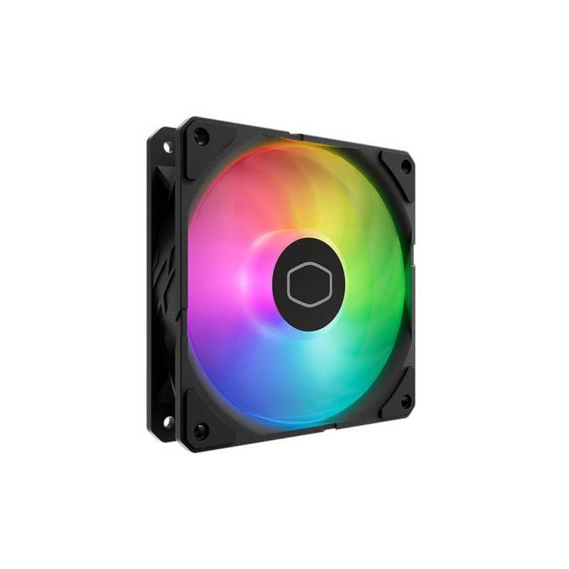 Cooler Master SickleFlow Edge 120 ARGB 12cm PWM Case Fan, Up to 2500 RPM, Loop Dynamic Bearing, Black