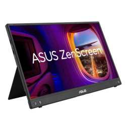 Asus 15.6" Portable IPS Monitor (ZenScreen MB16AHV), 1920 x 1080, HDMI, USB-C, USB-powered, Auto-rotatable, Antibacterial, Smar