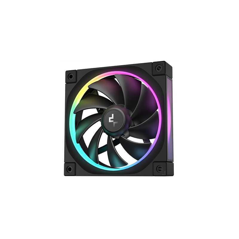 DeepCool FL12 120mm PWM Fan - High Performance, Low Noise, Fluid Dynamic Bearing, 36 ARGB LEDs, 500-2150 RPM, 55 CFM Airflow, 4-