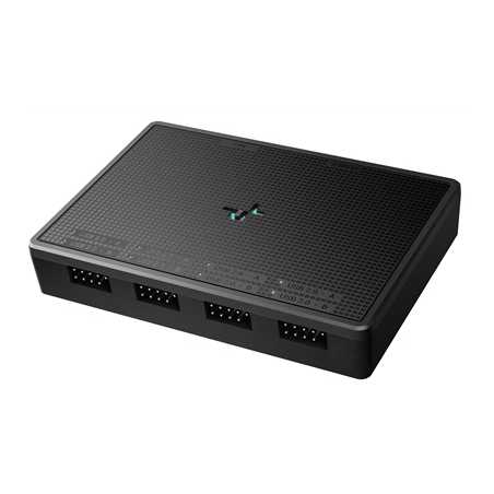 DeepCool USB HUB 4 ports, Easy Setup, Plug-and-play, Windows, macOS Compatibility, Connecting Multiple USB Devices, Black
