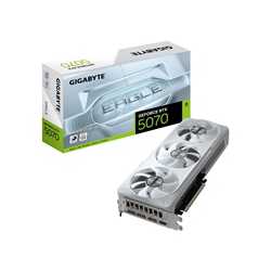 Gigabyte NVIDIA GeForce RTX 5070 EAGLE OC ICE SFF 12G Graphics Card, 12GB GDDR7, 6144 CUDA Cores, 2587 MHz Core Clock, Triple Fa