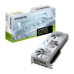 Gigabyte NVIDIA GeForce RTX 5070 EAGLE OC ICE SFF 12G Graphics Card, 12GB GDDR7, 6144 CUDA Cores, 2587 MHz Core Clock, Triple Fa