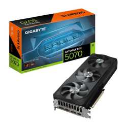 Gigabyte NVIDIA GeForce RTX 5070 EAGLE OC SFF 12G Graphics Card, 12GB GDDR7, 6144 CUDA Cores, 2587 MHz Core Clock, Triple Fan, 3