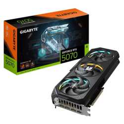 Gigabyte NVIDIA GeForce RTX 5070 GAMING OC 12G Graphics Card, 12GB GDDR7, 6144 CUDA Cores, 2625 MHz Core Clock, Triple Fan, RGB,