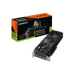 Gigabyte NVIDIA GeForce RTX 5070 WINDFORCE OC SFF 12G Graphics Card, 12GB GDDR7, 6144 CUDA Cores, 2542 MHz Core Clock, Triple Fa