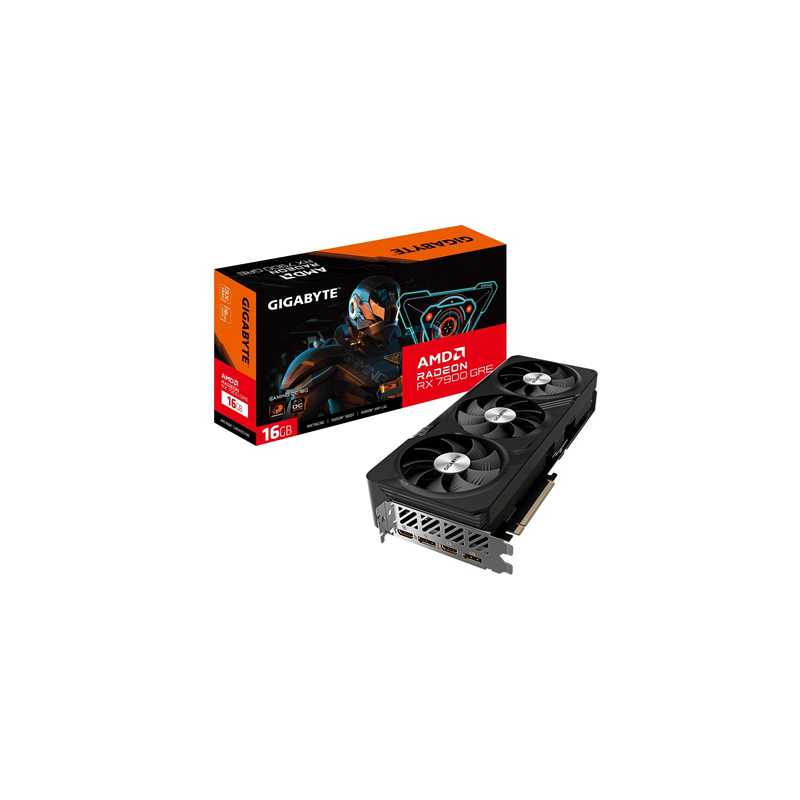 Gigabyte AMD Radeon RX 9070 GAMING OC 16G Graphics Card, 16GB GDDR6, 3584 Streams, TBD MHz Core Clock, Triple Fan, RGB, 3x Displ