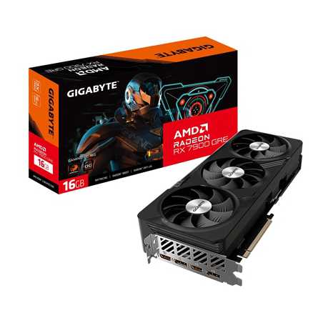 Gigabyte AMD Radeon RX 9070 GAMING OC 16G Graphics Card, 16GB GDDR6, 3584 Streams, TBD MHz Core Clock, Triple Fan, RGB, 3x Displ