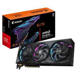 Gigabyte AMD Radeon RX 9070 XT ELITE 16G Graphics Card, 16GB GDDR6, 4096 Streams, TBD MHz Core Clock, Triple Fan, RGB, 2x Displa