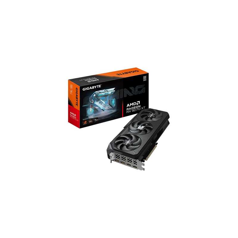 Gigabyte AMD Radeon RX 9070 XT GAMING OC 16G Graphics Card, 16GB GDDR6, 4096 Streams, TBD MHz Core Clock, Triple Fan, RGB, 2x Di