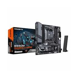 Gigabyte B550M GAMING X WIFI6 AMD AM4 Socket Motherboard, Micro-ATX, 4x DDR4 Slots, 2x M.2 Sockets, 1x USB-C Port, Fitted I/O Sh
