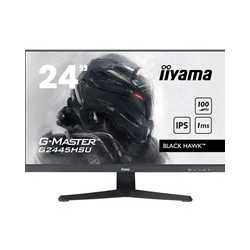 iiyama G-MASTER G2445HSU-B2 24 inch IPS Monitor, Full HD, 1ms, HDMI, DisplayPort, HDCP, USB Hubx2, Freesync, 100Hz, Speakers, Bl