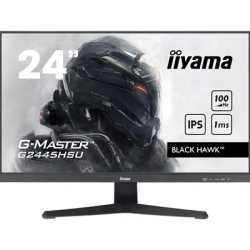iiyama G-MASTER G2445HSU-B2 24 inch IPS Monitor, Full HD, 1ms, HDMI, DisplayPort, HDCP, USB Hubx2, Freesync, 100Hz, Speakers, Bl