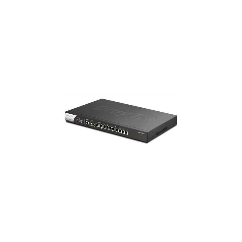 DrayTek V3912S-K Vigor 3912S Wired 12.5Gb Enterprise Grade Multi-WAN Firewall Router with 256GB SSD for Linux Applications
