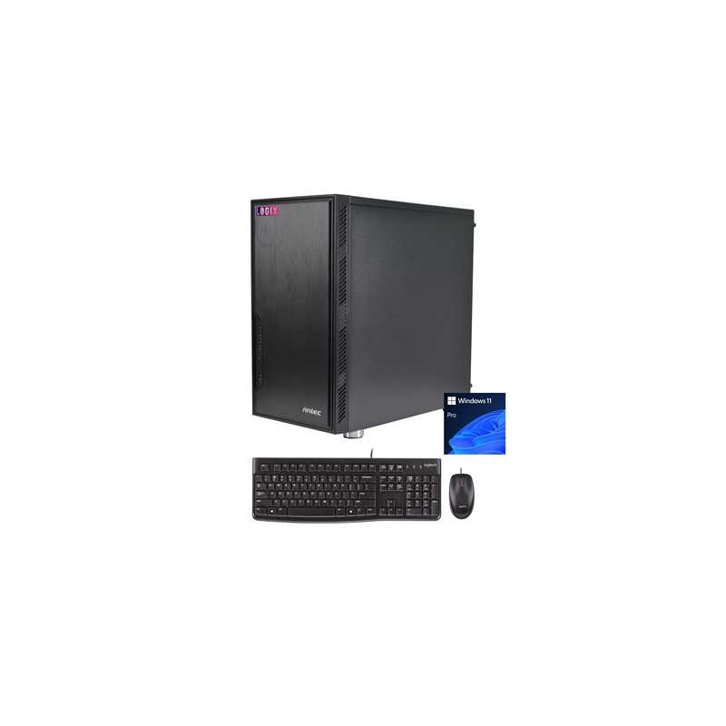 LOGIX 14th Gen Intel Core i5 4.70GHz 16GB RAM, 500GB SSD Business/Education Desktop PC with Windows 11 PRO & Keyboard & Mouse