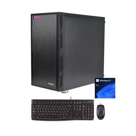 LOGIX 14th Gen Intel Core i5 4.70GHz 16GB RAM, 500GB SSD Business/Education Desktop PC with Windows 11 PRO & Keyboard & Mouse
