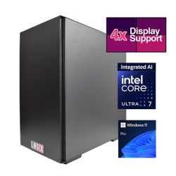 LOGIX Intel Core Ultra 7 AI Powered 20 Core, 3.90GHz (5.50GHz Boost) NPU with 13 TOPS, 32GB Kingston DDR5 Memory, 1TB Kingston N