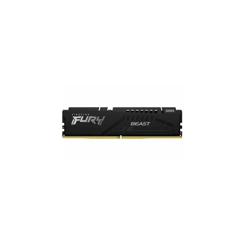Kingston FURY Beast KF556C40BB-8 8GB System Memory, 5600MT/s, DDR5, CL40, DIMM, Black, AMD EXPO Certified