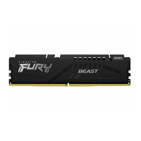 Kingston FURY Beast KF556C40BB-8 8GB System Memory, 5600MT/s, DDR5, CL40, DIMM, Black, AMD EXPO Certified