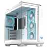 Asus TUF Gaming GT502 Horizon ARGB Case w/ Glass Front & Side, ATX, Dual Chamber, Modular Design, 4x ARGB Fans, USB-C 20Gbps, Ca