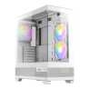 ANTEC CX700 Mid Tower Gaming Case, White, 270 Full-View Tempered Glass, 3 x 120 mm ARGB PWM Fans, 1 x USB 3.0 / 1 x USB Type-C, 