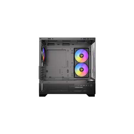 ANTEC CX500M Micro Tower Gaming Case, Black, ARGB, 2  x USB 3.0 / 1 x USB Type-C, Tempered Glass Side Panel, Micro-ATX/ITX