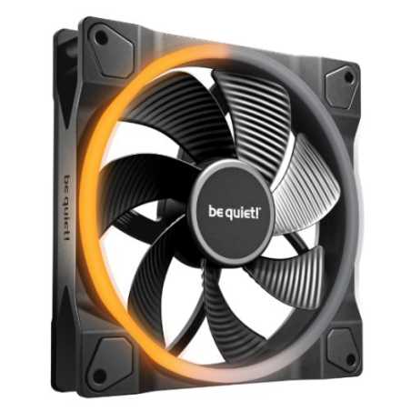 Be Quiet! (BL134) Light Wings 14cm PWM Reverse Blade ARGB Case Fan, Rifle Bearing, 20 LEDs, Front & Rear Lighting, Daisy-Chain, 