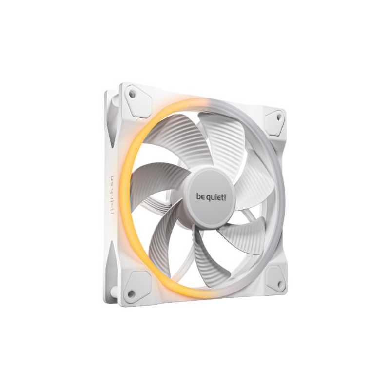 Be Quiet! (BL135) Light Wings 14cm PWM Reverse Blade ARGB Case Fan, Rifle Bearing, 20 LEDs, Front & Rear Lighting, Daisy-Chain, 