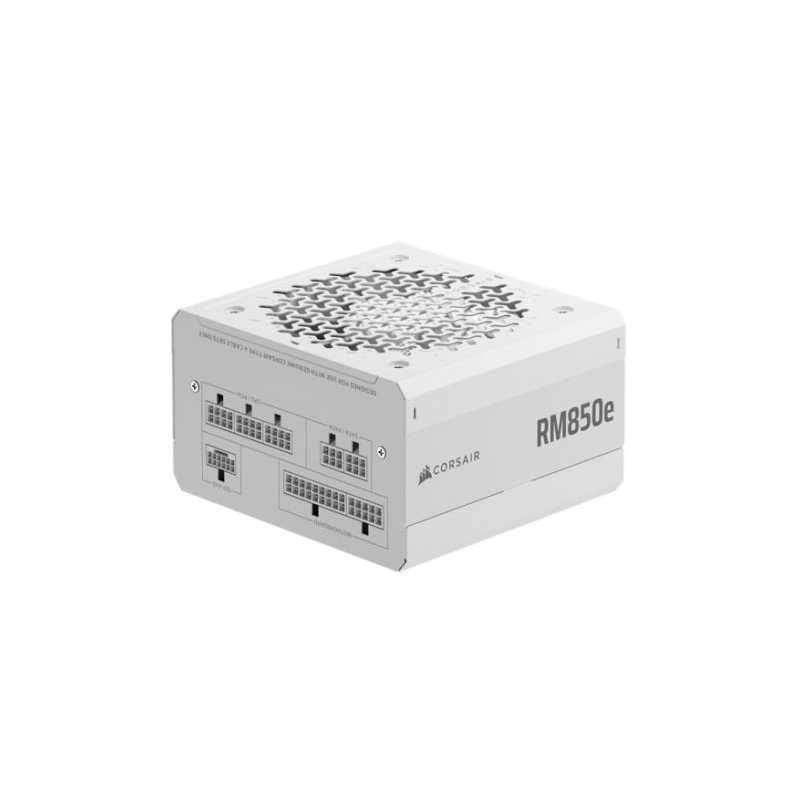 Corsair 850W RMe Series RM850e PSU, Fully Modular, Low-Noise, Cybenetics Gold, Zero RPM Mode, ATX 3.1, PCIe 5.1, White