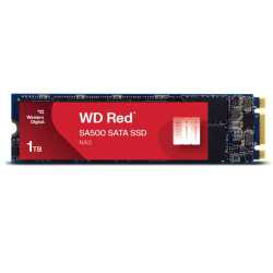 WD Red 1TB M.2 SATA NAS SSD, Built for NAS, M.2 2280, 3D NAND, R/W 560/530 MB/s, 95K/85K IOPS