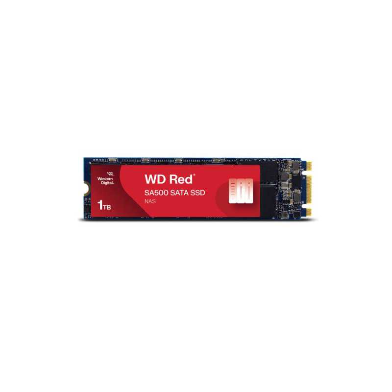 WD Red 1TB M.2 SATA NAS SSD, Built for NAS, M.2 2280, 3D NAND, R/W 560/530 MB/s, 95K/85K IOPS
