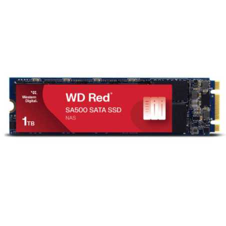WD Red 1TB M.2 SATA NAS SSD, Built for NAS, M.2 2280, 3D NAND, R/W 560/530 MB/s, 95K/85K IOPS