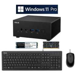 *BUNDLE* Asus Mini PC PN52, Ryzen 9 5900HX, 256GB Gen3 SSD, 8GB DDR4, Asus U2000 KB & Mouse, Windows 11 Pro - Boxed Separately
