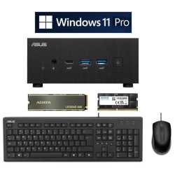 *BUNDLE* Asus Mini PC PN64, i3-1220P, 500GB Gen4 SSD, 16GB DDR5, Asus U2000 KB & Mouse, Windows 11 Pro - Boxed Separately