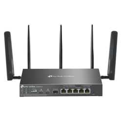 TP-LINK (ER706WP-4G) Omada 4G+ Cat6 AX3000 Gigabit VPN Gateway with 4-Port PoE+, 5x GB Ports, Omada Mesh, High-Security VPN