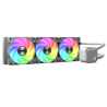 Vida TriFrost 360mm ARGB Liquid CPU Cooler, 3x ARGB PWM Fans, ARGB CPU Block, 300W TDP, White