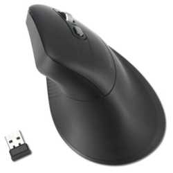 Kensington Pro Fit Ergo MY630 EQ Rechargeable Wireless/Bluetooth Vertical Mouse, Connect to 3 Devices, 2400 DPI, 4 Months Batter