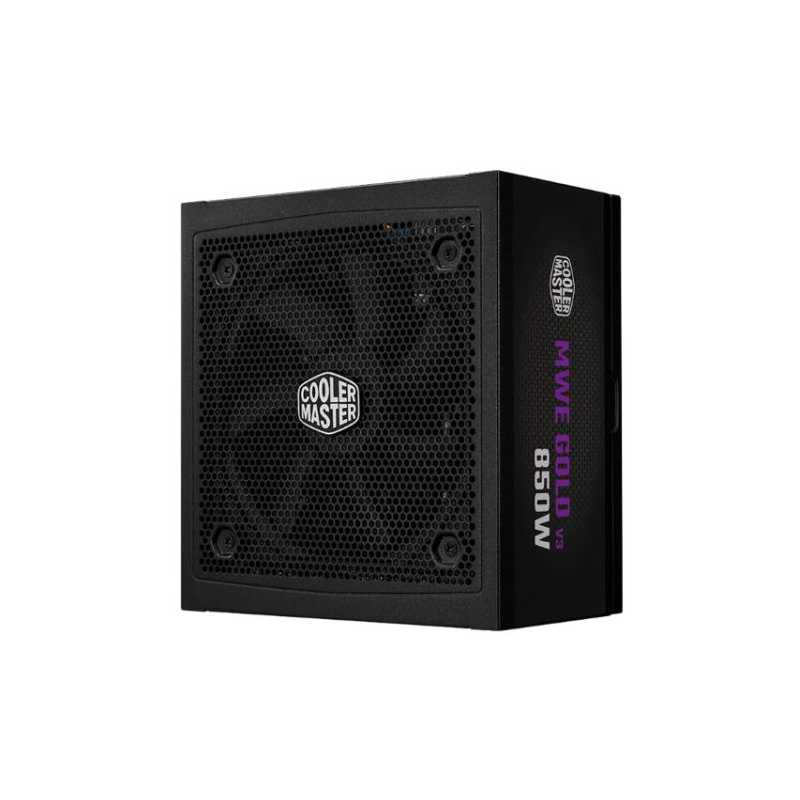 Cooler Master 850W MWE Gold V3 ATX 3.1 PSU, Fully Modular, HDB Bearing Fan, 80+ Gold, PCIe 5.1