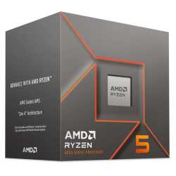 AMD Ryzen 5 8400F with Wraith Stealth Cooler, AM5, Up to 4.7GHz, 6-Core, 65W, 22MB Cache, 4nm, 8th Gen, No Graphics