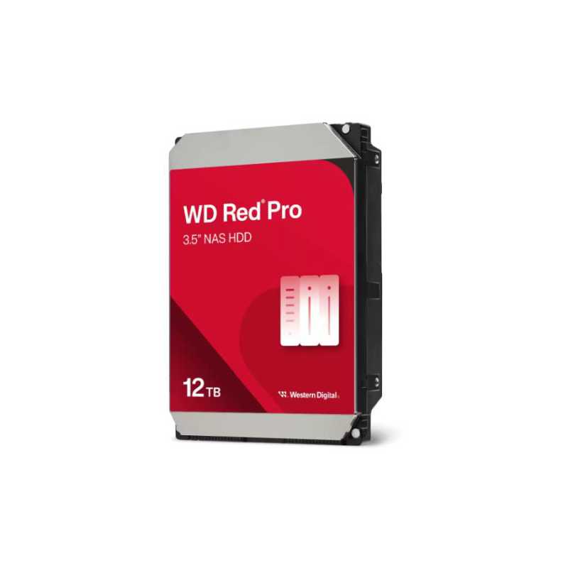 WD 3.5", 12TB, SATA3, Red Pro Series NAS Hard Drive, 7200RPM, 512MB Cache, OEM