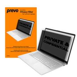 prevo 15.6 Inch Anti-Glare Laptop Privacy Screen Filter, Anti-Peep, Anti-Static