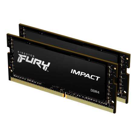 Kingston Fury Impact KF432S20IBK2/16 16GB DDR4 (2x8GB) 3200MHz,  Non ECC, CL20, 1.2V, SODIMM Memory